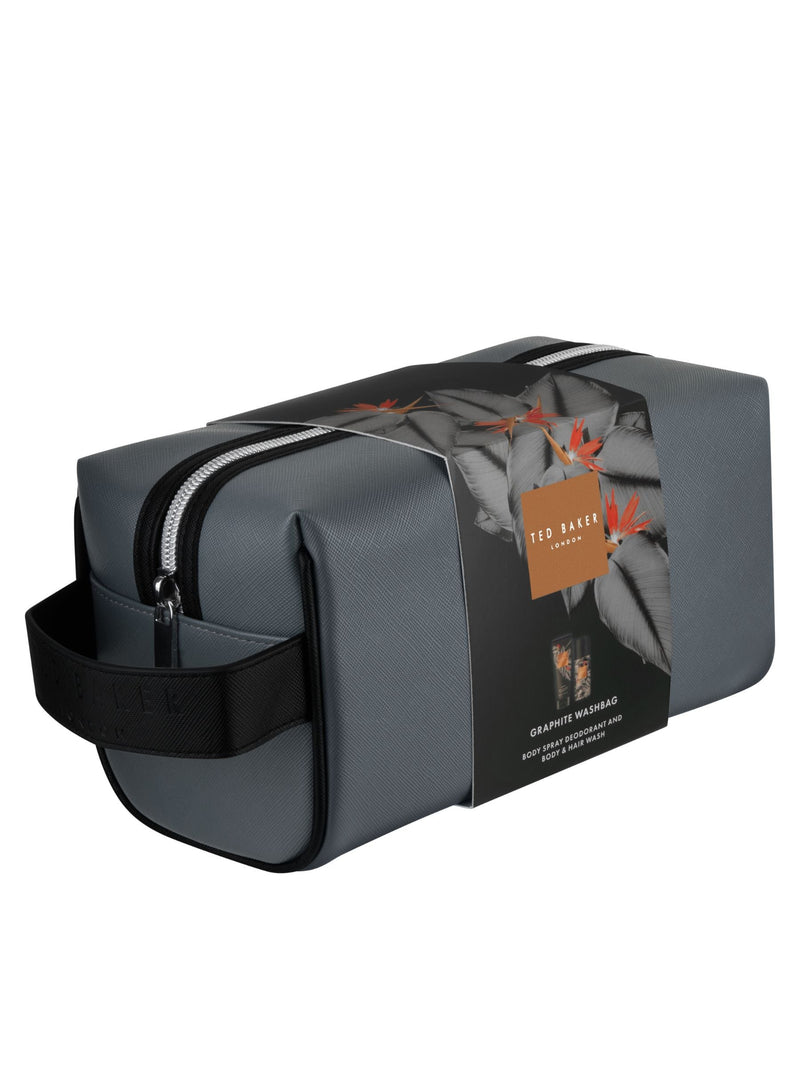 Ted Baker Fusion Graphite washbag gift set (British brand)