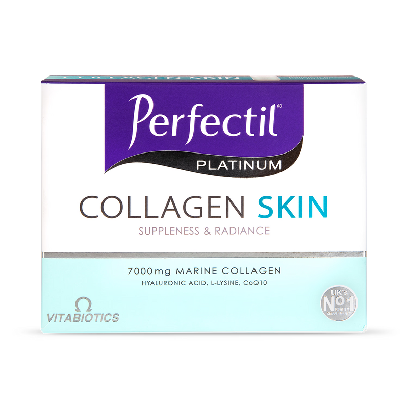 Vitabiotics Perfectil Platinum collagen skin drink passion fruit 10x50ml (British brand)