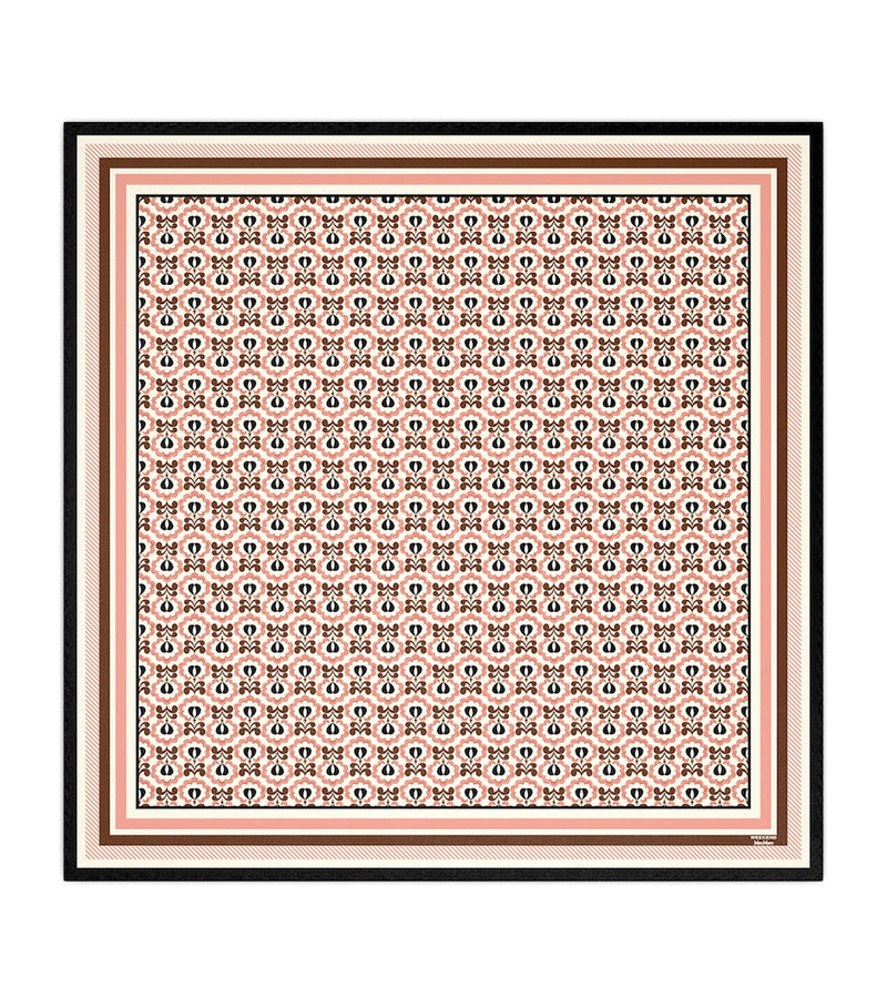 Weekend Max Mara silk geometric print scarf 90x90cm, imported from the UK