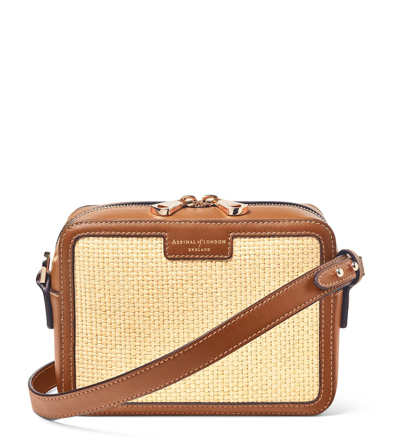 Aspinal Of London woven camera bag, UK version