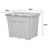 Wham croc box 80 litre storage box 2 pack, imported from the UK