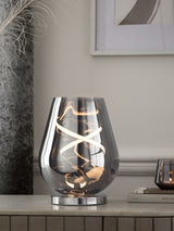 Next Smoke Grey Helix LED Table Lamp- Buy online at McGrocer