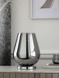 Smoke Grey Helix LED table lamp, imported from the UK