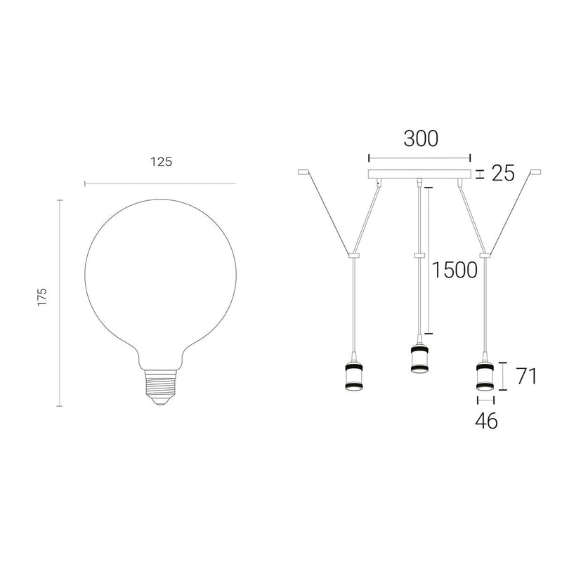 4lite WiZ smart downlight pack of 2 chrome, UK version