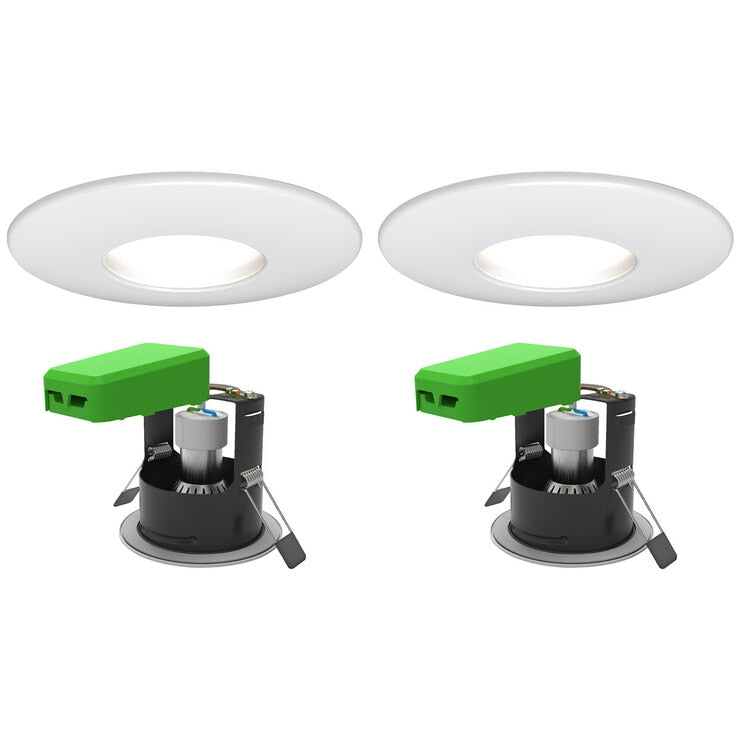 4lite WiZ smart LED downlight pack of 2, IP65 fire rated (British brand)