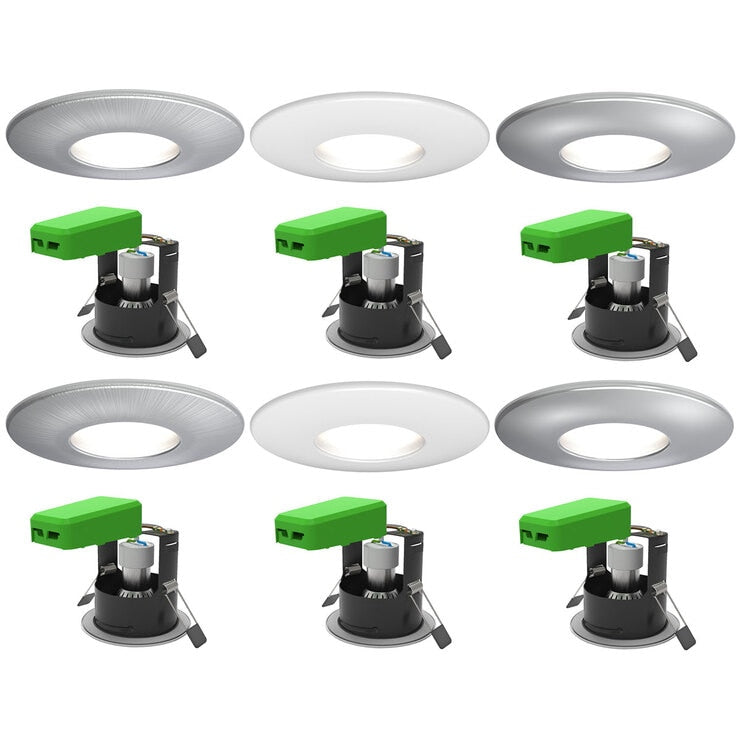 4lite WiZ smart LED downlight pack of 2, IP65 fire rated (British brand)