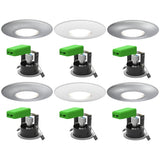4lite WiZ smart LED downlight pack of 2, IP65 fire rated (British brand)