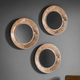 Gallery Knowle mirror trio bronze finish 51cm, imported from the UK