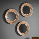 Gallery Knowle mirror trio bronze finish 51cm, imported from the UK