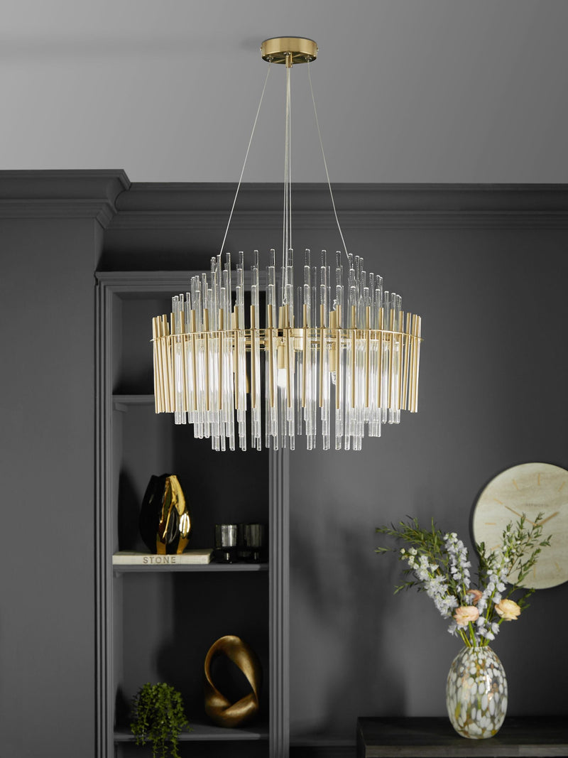 Arundel 8 light chandelier, imported from the UK