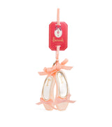 Harrods Harrods Glass Ballet Slippers Ornament- Buy online at McGrocer