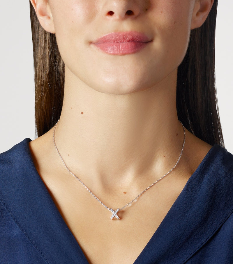 Chaumet Jeux de Liens white gold diamond necklace, imported from the UK