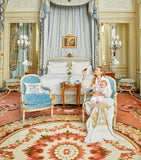 Atelier Choux cashmere wool carousel blanket 100x80cm - British brand