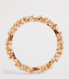 Suzanne Kalan rose gold diamond eternity ring, imported from the UK