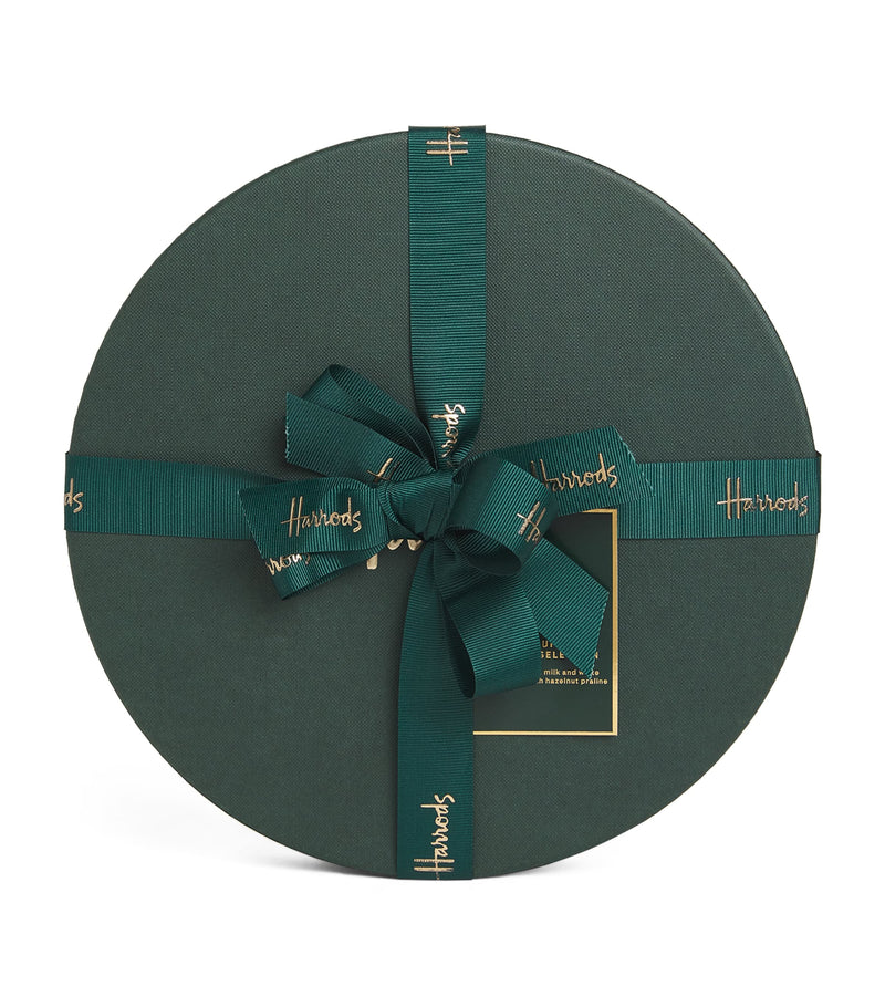 Harrods Belgian mini chocolate selection with mushroom-shaped chocolates and hazelnut praline 560g, UK version
