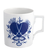 Harrods Meissen Porcelain Blue Passion Mug- Buy online at McGrocer