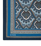 Eton silk paisley pocket square (British brand)