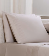 Harrods Frette Cotton Lush Ajour Standard Pillowcase Set (50cm x 80cm)- Buy online at McGrocer