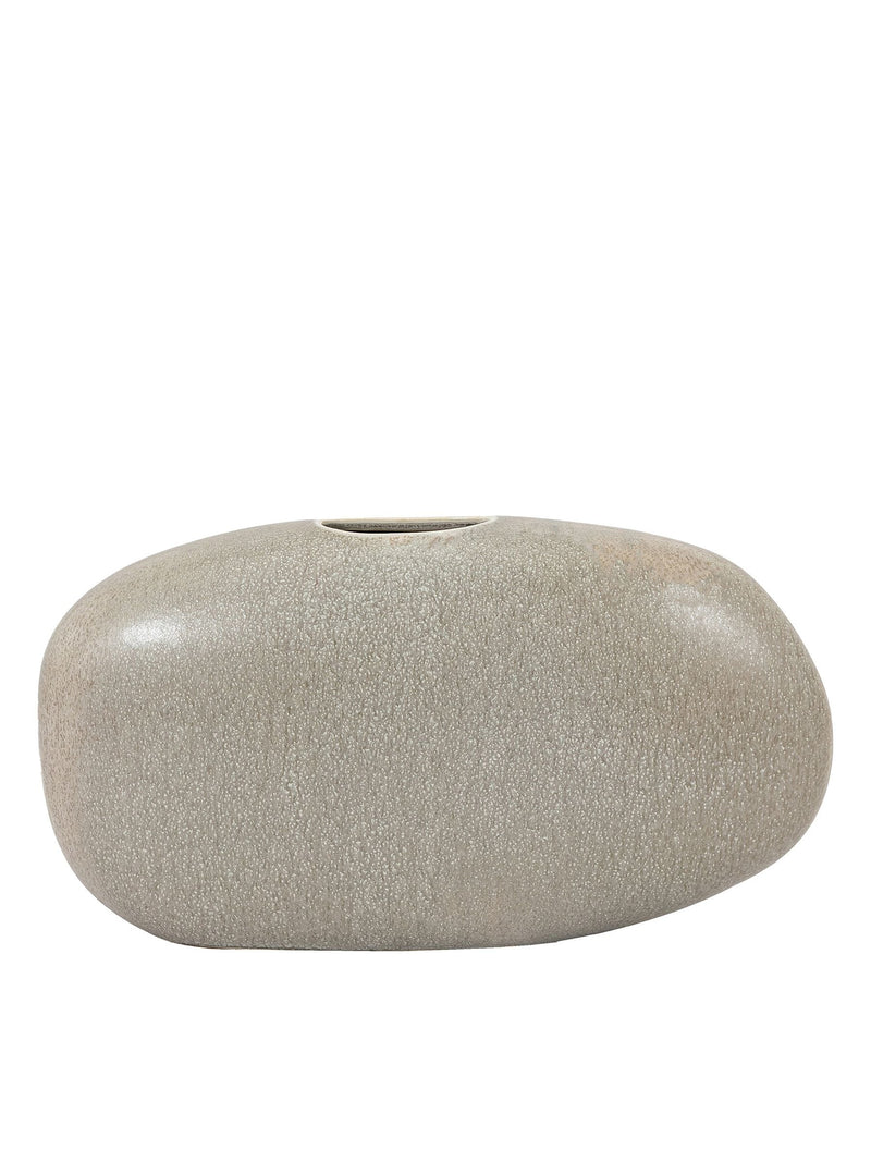 Gallery Home grey Adelanto pebble vase stoneware (British brand)