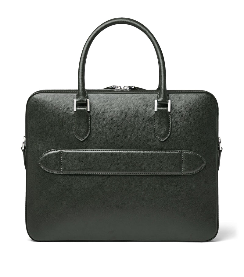 Aspinal of London Mount Street leather briefcase (British brand)