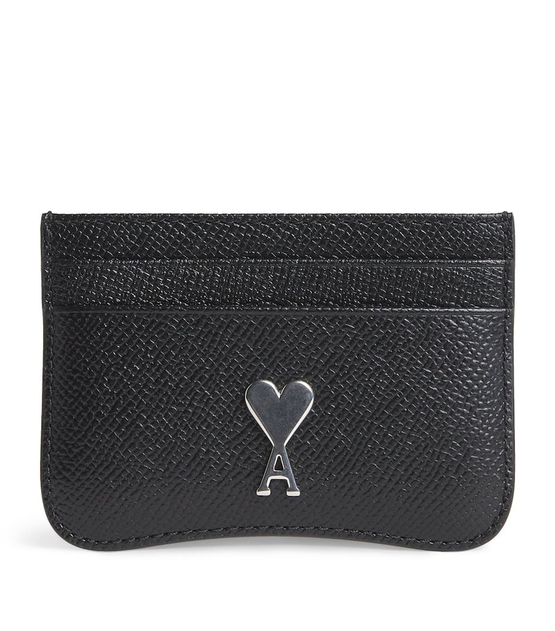 AMI Paris grained leather card holder - British product