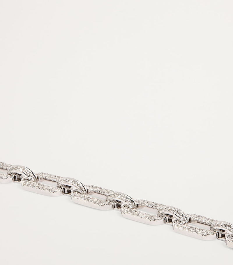 SHAY Geo Link bracelet white gold diamonds - British product