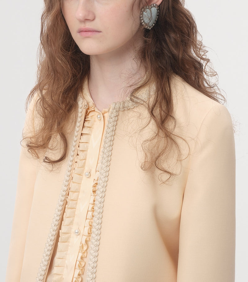 Valentino Garavani Crystal Coeur Hyperbole clip-on earrings, imported from the UK