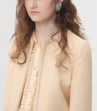 Valentino Garavani Crystal Coeur Hyperbole clip-on earrings, imported from the UK