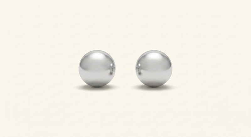 Vivienne Westwood Lorelei platinum-plated brass stud earrings - British product