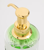 Zodiac crystal ivy green soap dispenser (British brand)
