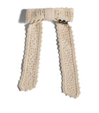 Miu Miu crochet bow hair clip, designer accessory (British brand)