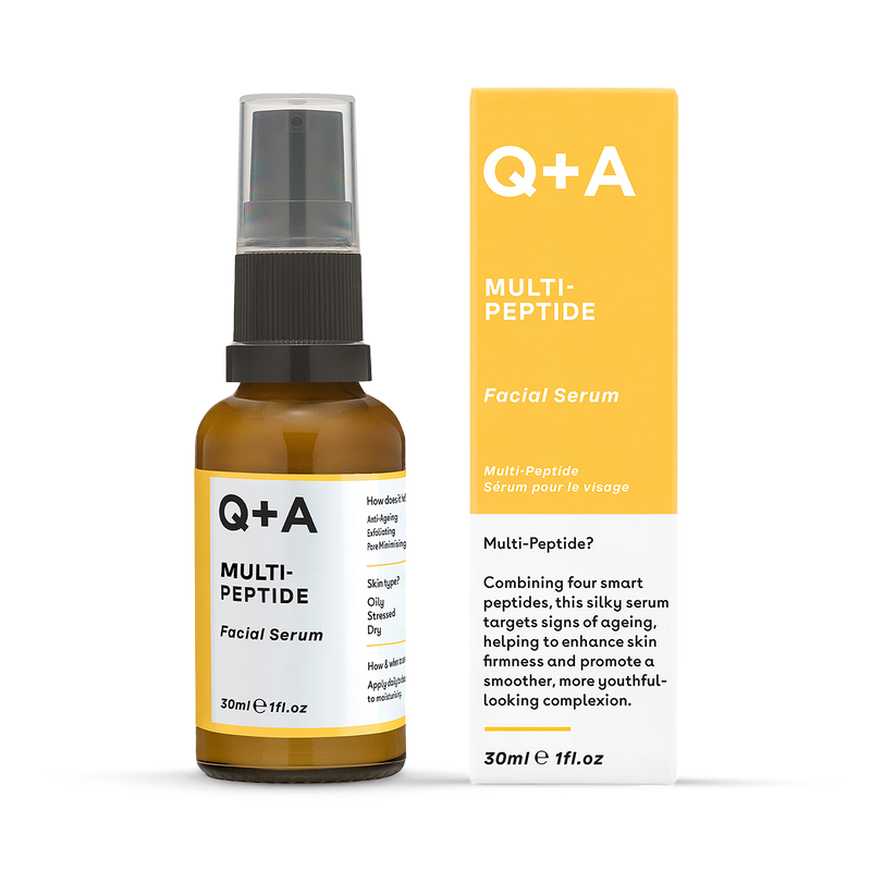 Q+A Peptide Facial Serum 30ml, imported from the UK