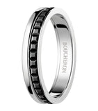 Boucheron Quatre Black Edition wedding band white gold, UK version