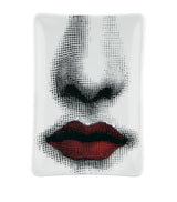 Harrods Fornasetti Rectangular Porcelain Ashtray- Buy online at McGrocer
