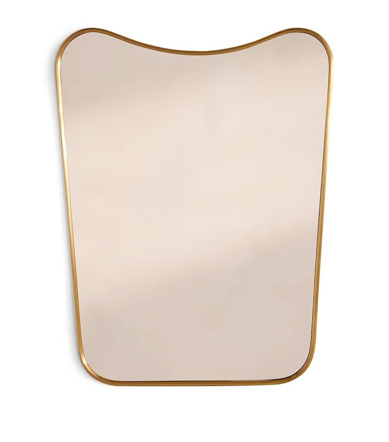 Soho Home wall mirror antique brass H80xW120cm (British brand)