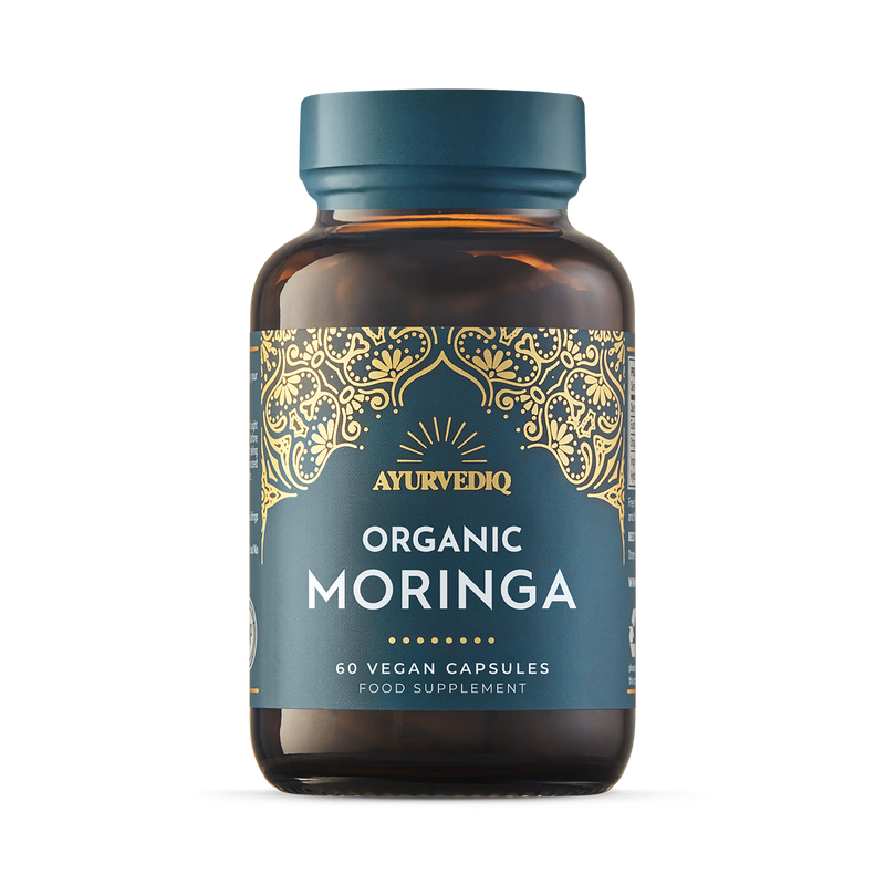 Ayurvediq organic moringa capsules 60 count (British brand)