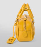 Miu Miu Arcadie Matelassé leather handbag - British product