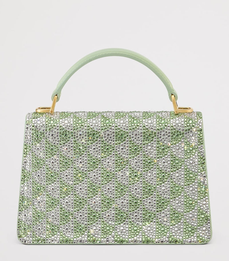 Bvlgari Serpenti Forever mini suede handbag, imported from the UK