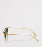 Oliver Peoples 1986C Stahl-Oval-Sonnenbrille, importiert aus dem Vereinigten Königreich