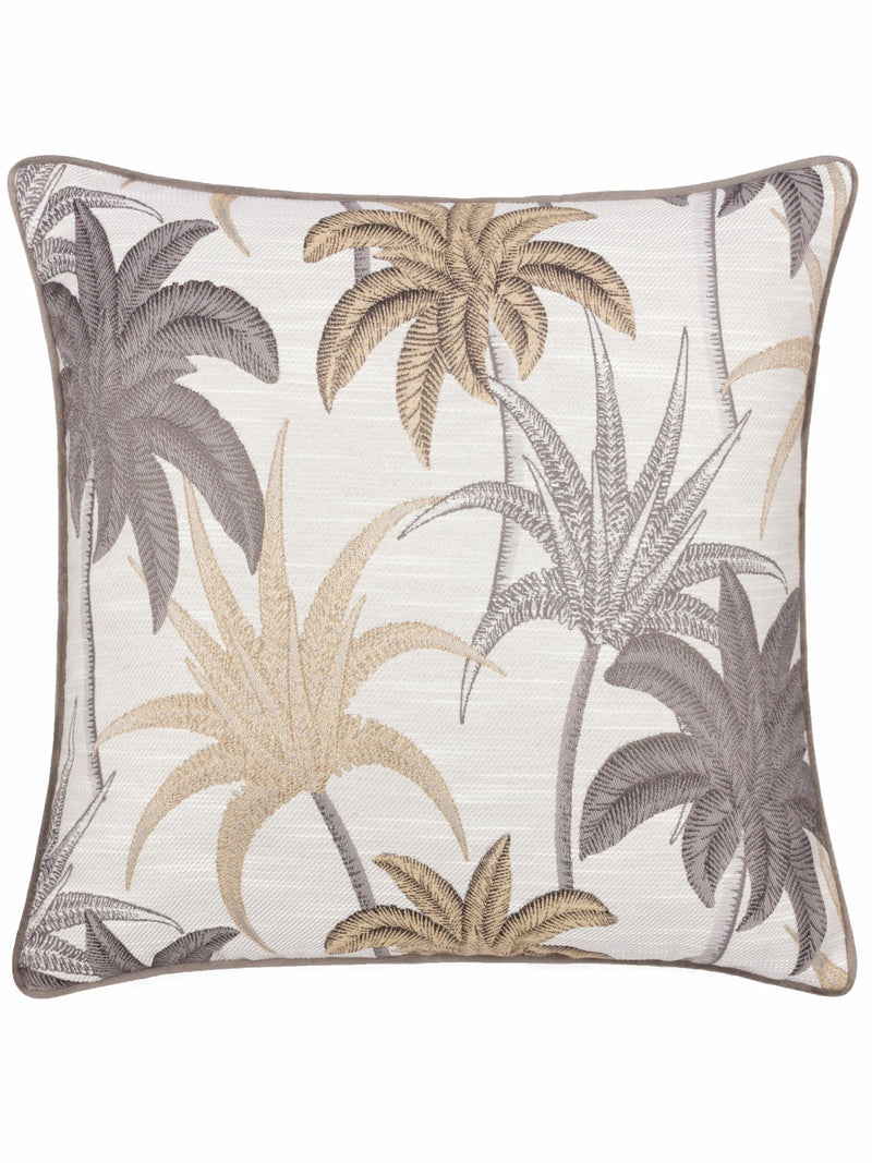 Wylder Galapagos cushion palm tree jacquard 50cm, UK version