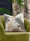 Wylder Galapagos cushion palm tree jacquard 50cm, UK version