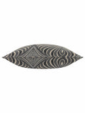 Riva Paoletti black jacquard cushion 55cm - British product