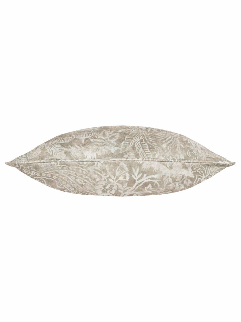 Wylder Linen beige Bengal chenille cushion (British brand)
