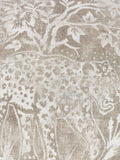 Wylder Linen beige Bengal chenille cushion (British brand)