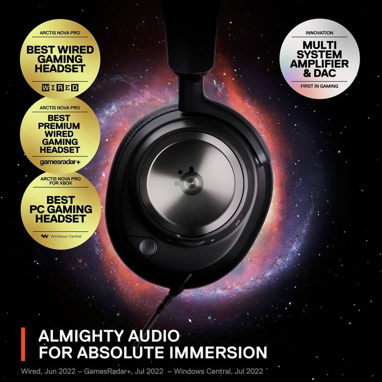SteelSeries Arctis Nova Pro gaming headset black - British product