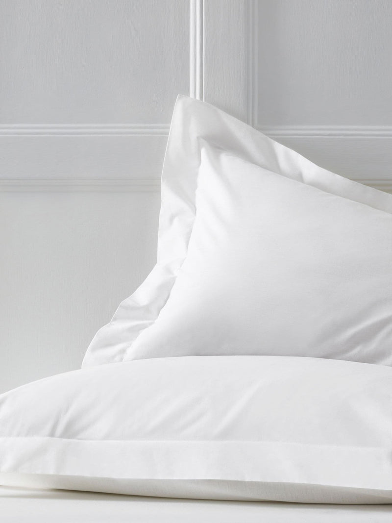 White cotton rich pillowcases set of two (British brand)