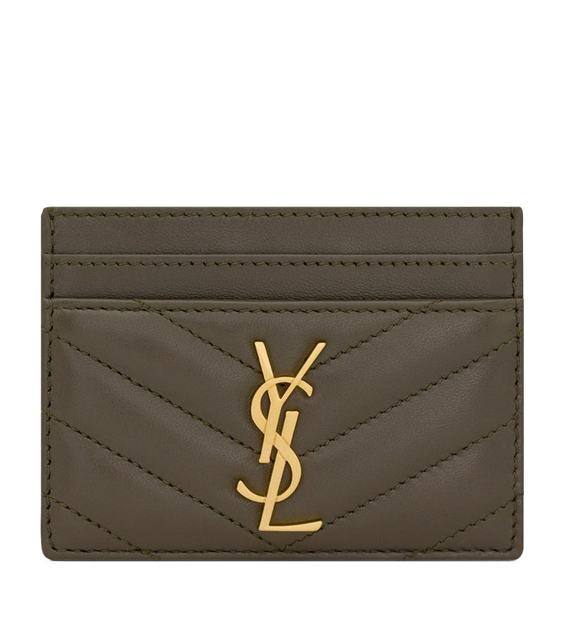 Saint Laurent Matelassé card holder, imported from the UK
