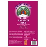 Peacock pure basmati rice 5kg, imported from the UK