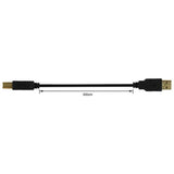 USB 2.0 cable A-Male to B-Male 3m, UK version