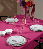 Meissen porcelain dinner plate Lucky Dragon with platinum rim 29cm, imported from the UK